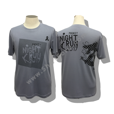 เสื้อวิ่ง Phuket Night Run สีเทา